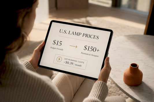 Lamp price ranges and LED costs