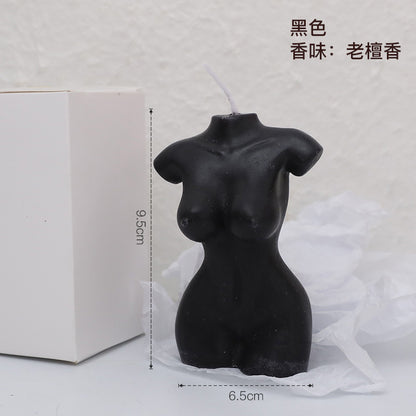 Soy Wax Candle Body Model Art Home Decor Gift