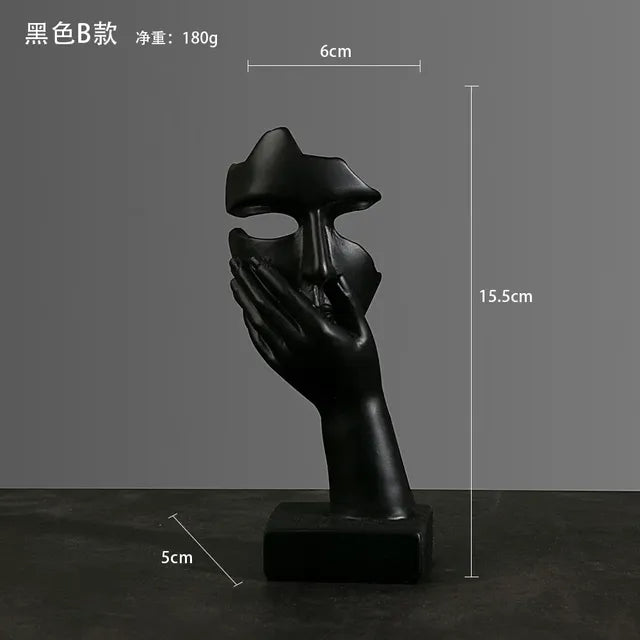 Abstract Character Statue - Nordic Luxury Desktop Decor