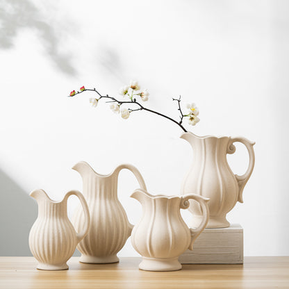 Elegant Ceramic Watering Vase for Flowers and Decor
