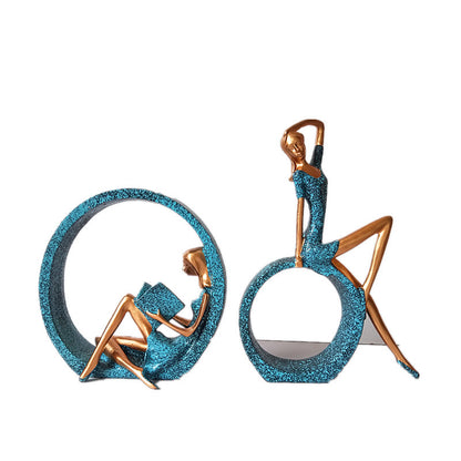 Nordic Modern Dance Girl Decor for Living Room (One Piece)