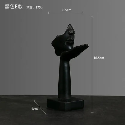 Abstract Character Statue - Nordic Luxury Desktop Decor