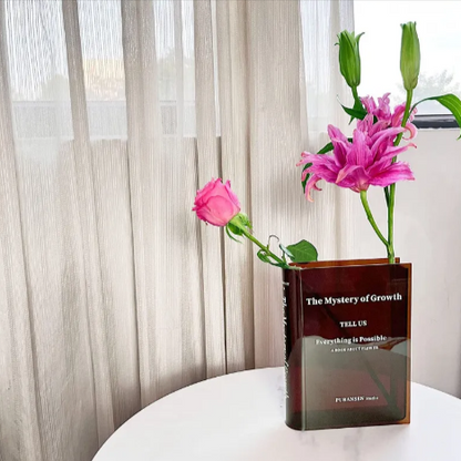 Acrylic Book Vase