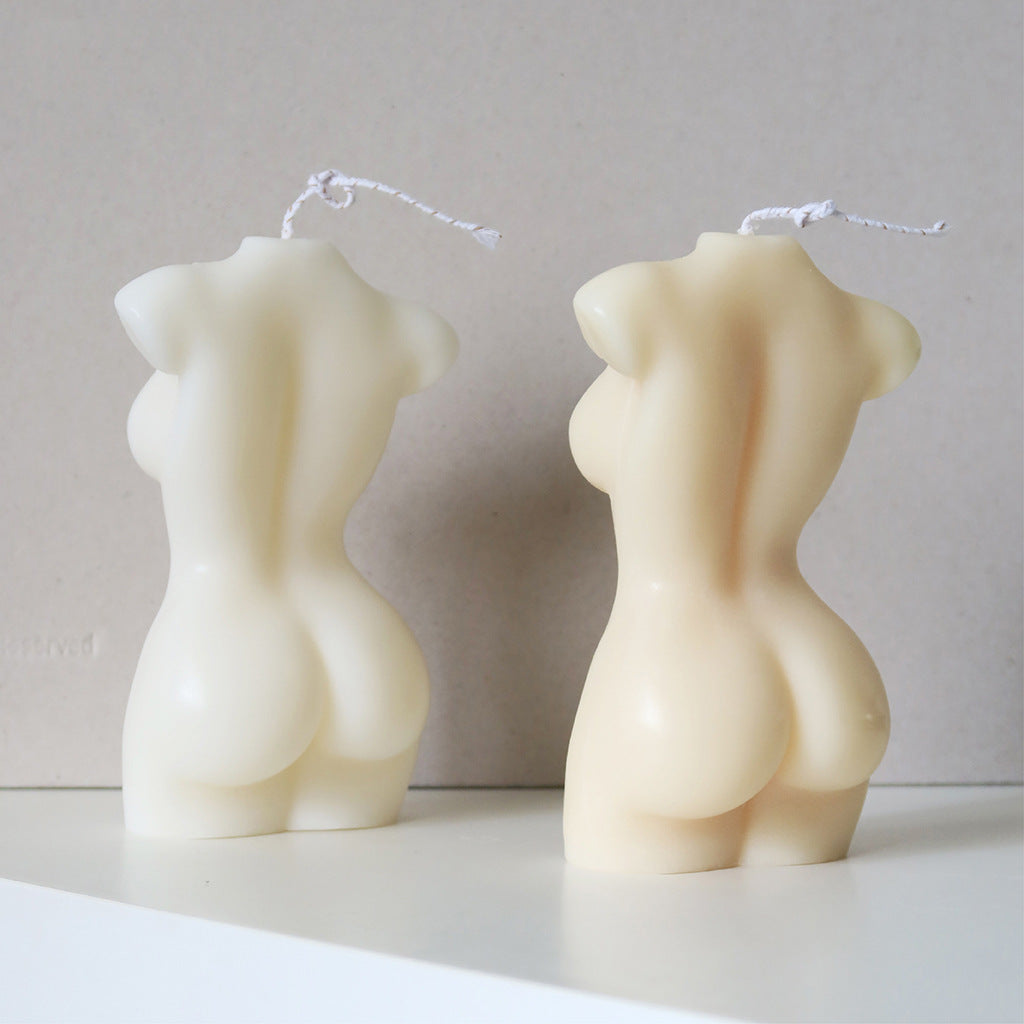 Soy Wax Candle Body Model Art Home Decor Gift