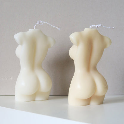 Soy Wax Candle Body Model Art Home Decor Gift