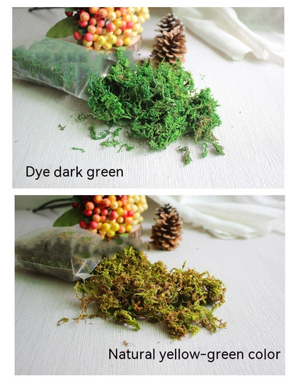 Faux moss for pots / Bonsai base