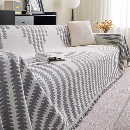Luxury Chenille Sofa Cover, Reversible & Cat-Proof