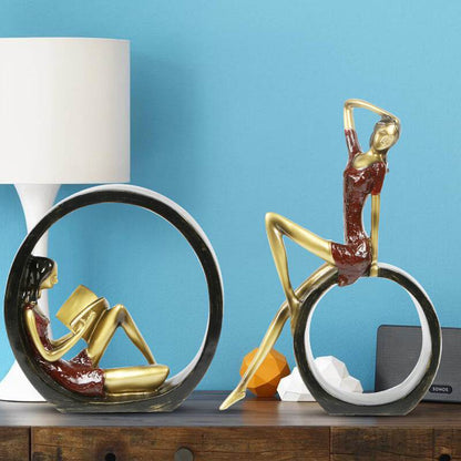 Nordic Modern Dance Girl Decor for Living Room (One Piece)