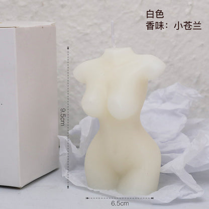 Soy Wax Candle Body Model Art Home Decor Gift