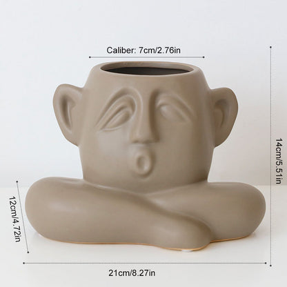Nordic Creative Ceramic Vase for Home Decoration