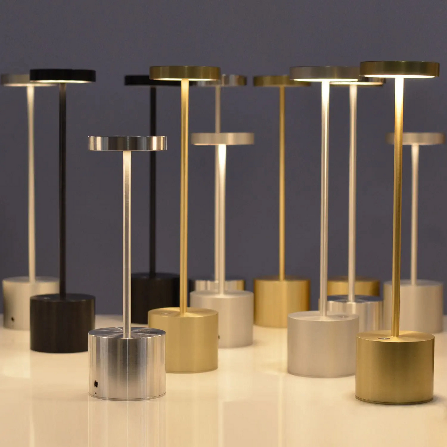 Rechargeable Downlight Table Lamp