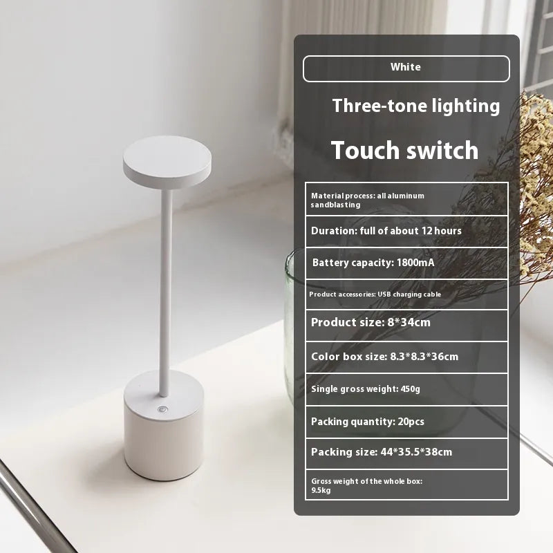 Touch Control Rechargeable Table Lamp
