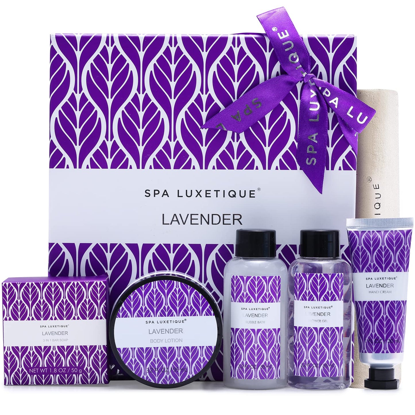 Lavender Home Spa Bath Set
