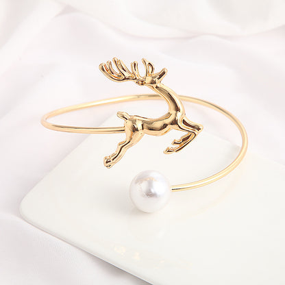 Luxury Pearl Elk Curtain Tieback for Home Decor