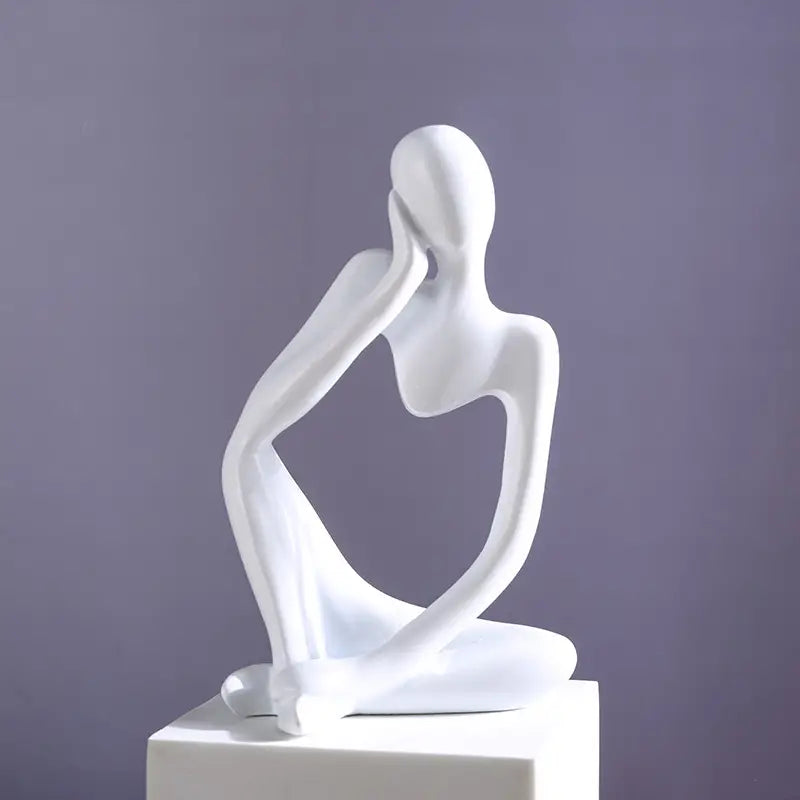 Mini Abstract Character Ornament for Creative Home Decor