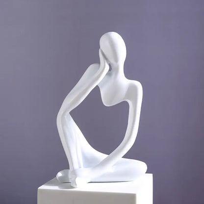 Mini Abstract Character Ornament for Creative Home Decor