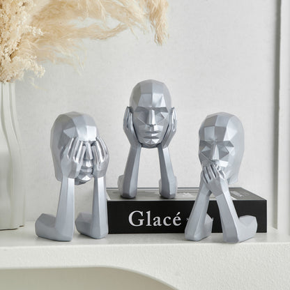 Abstract Art Figure Decoration for Modern Home Office