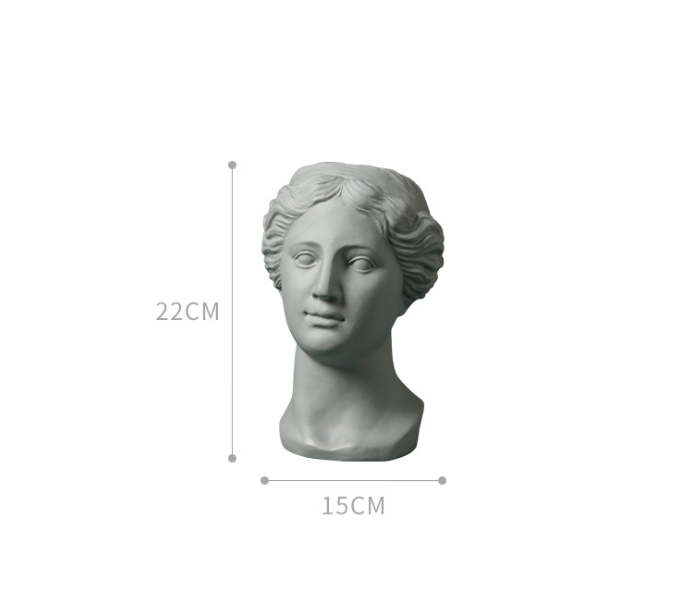 Greek Goddess Flower Pot, Vase, Ceramic Statue Vase