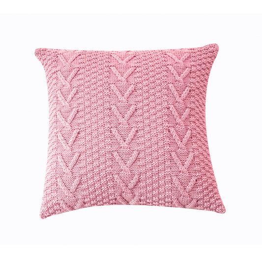 Knitted Chevron Pattern Cushion Cover