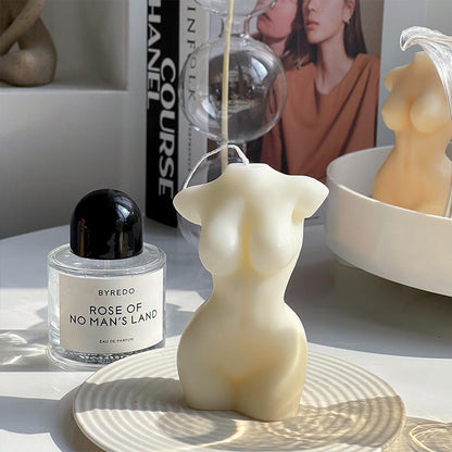 Soy Wax Candle Body Model Art Home Decor Gift