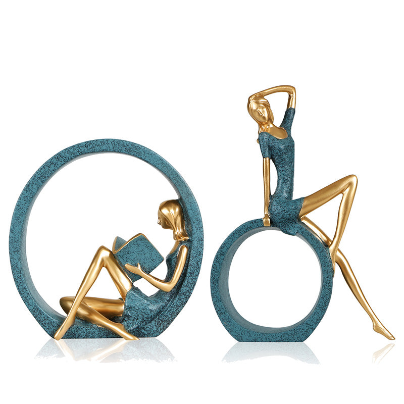 Nordic Modern Dance Girl Decor for Living Room (One Piece)