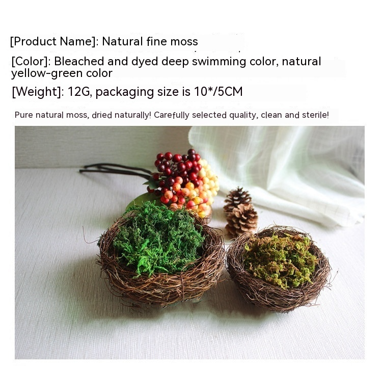 Faux moss for pots / Bonsai base