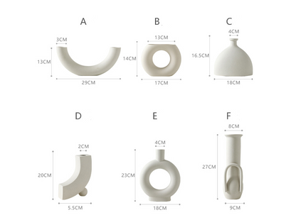 Nordic decoration ceramic vase
