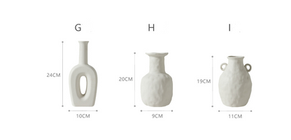 Nordic decoration ceramic vase